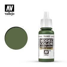 VAL70922 Vallejo Model Color: Matte - Uniform Green 17 ml